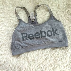 Grey Sports Bra • Reebok